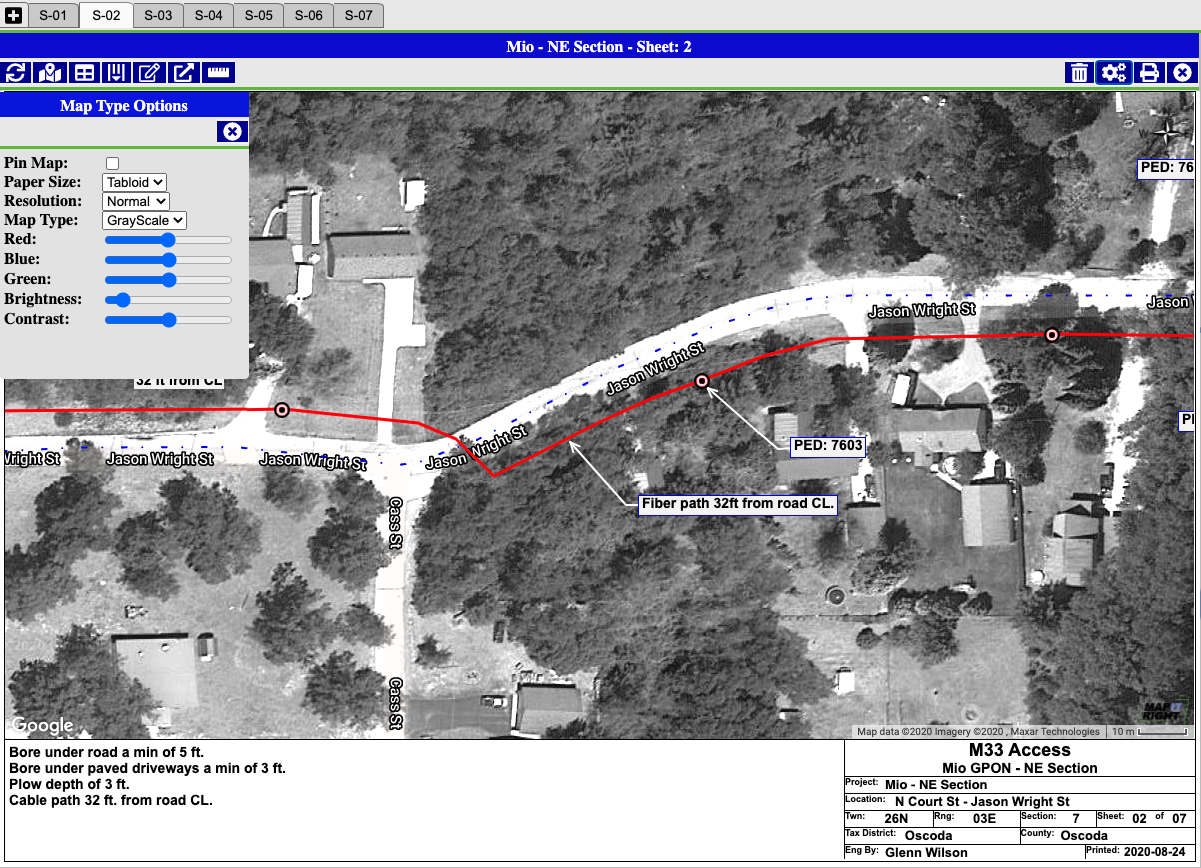 Customizable construction staking sheet elements for marking critical points in the field